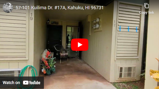 57-101 Kuilima Dr. #17A, Kahuku, Hi. 96731