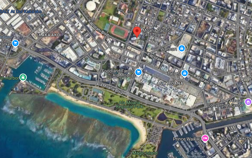 1296 Kapiolani Blvd. Unit II-2509, Honolulu, HI 96814